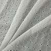 Modern Style Factory Price Fast Shipment Embroidered Cotton Eyelet Fabric For Girls
