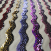 Most Popular New Fashion Elegant Rainbow Sequin Fabric For Party Dress