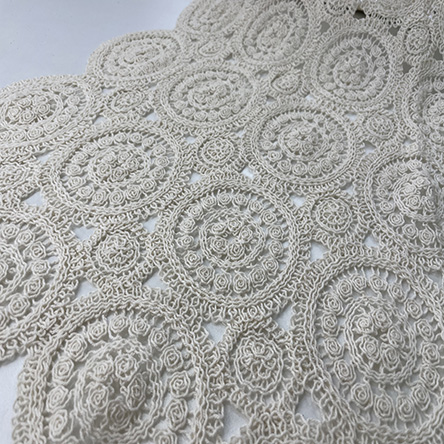 Most Popular Good Material Fashion Design Eyelet Embroidery For Women Appreal
