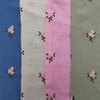 Wholesale 100% Polyester Linen Ground Multicolor Plain Embroidery Fabric 