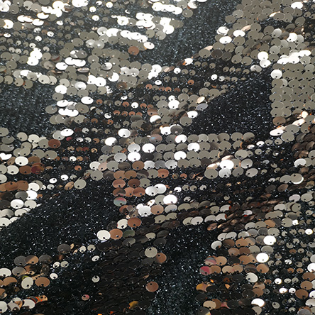 Professional High Class Silver Sequin Material Best Price