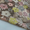 Oem Manufacturer Multicolor Flower Sequin Fabric Online Bridal Dress