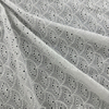 Newest Fashion Design Low Price America White Cotton Fabric with Embroidery For Woman