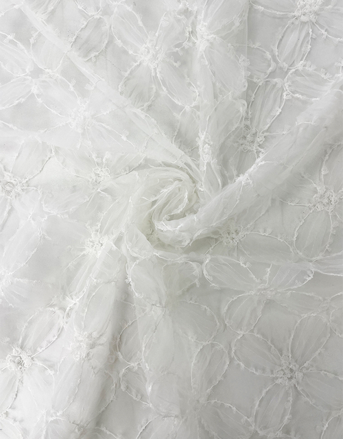 Cotton Cord Embroidery Fabric