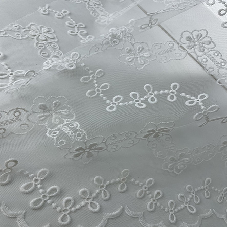 Hot Selling Modern Style Elegant USA Embroidery Fabric Material