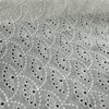 Newest Fashion Design Low Price America White Cotton Fabric with Embroidery For Woman