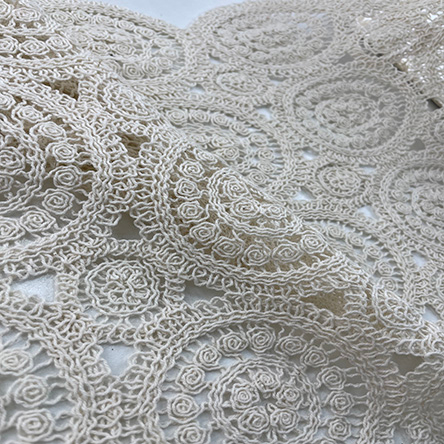 Most Popular Good Material Fashion Design Eyelet Embroidery For Women Appreal