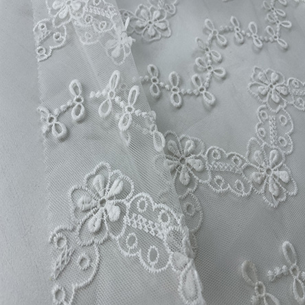 Hot Selling Modern Style Elegant USA Embroidery Fabric Material