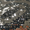 Professional High Class Silver Sequin Material Best Price