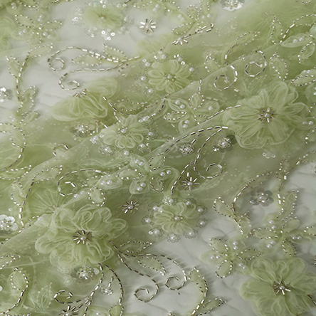Beautiful New Arrival Elegant Simple Beads Embroidery Designs For Woman Dress