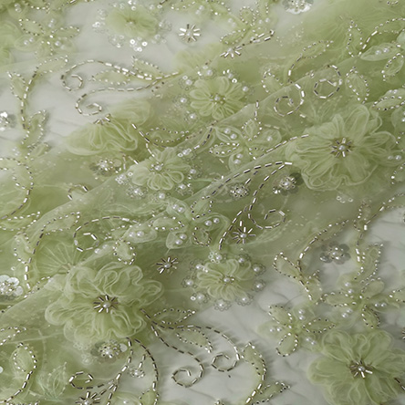 Beautiful New Arrival Elegant Simple Beads Embroidery Designs For Woman Dress