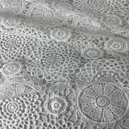 Odm Modern Style Heavy Weight Luxury Embroidery Lace Fabric For Daliy Cloth