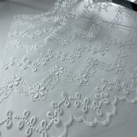 Hot Selling Modern Style Elegant USA Embroidery Fabric Material
