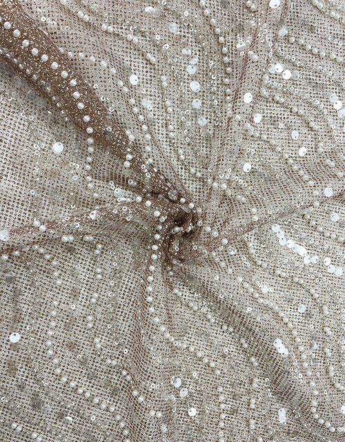 Machine Beads Fabric