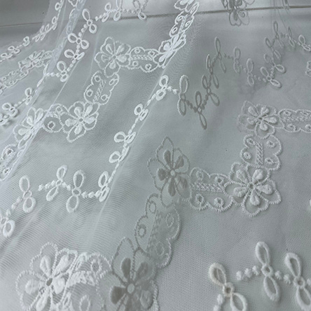 Hot Selling Modern Style Elegant USA Embroidery Fabric Material