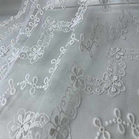 Hot Selling Modern Style Elegant USA Embroidery Fabric Material