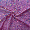 Heavy Weight High Class Softer Feeling Velvet Sequin Fabric Customize 
