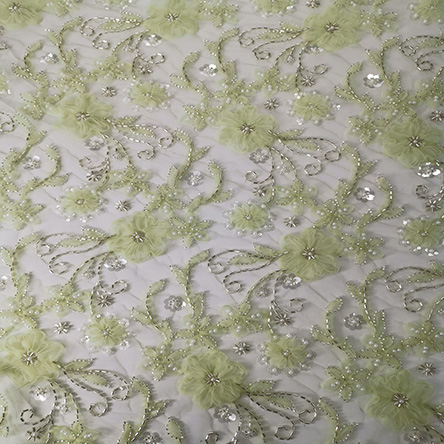 Beautiful New Arrival Elegant Simple Beads Embroidery Designs For Woman Dress