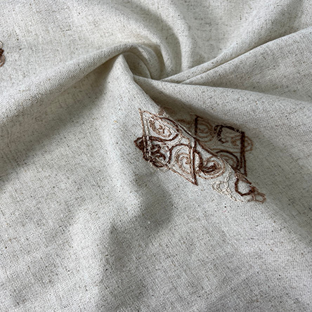 Esse New Arrival Professional Colombia Embroidered Linen Fabric for Garment