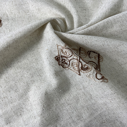 Esse New Arrival Professional Colombia Embroidered Linen Fabric for Garment