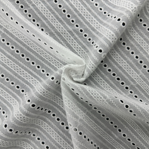 Professional Supplier Comfortable Plain Dyed Cotton Embroidery Material For Daily Garment