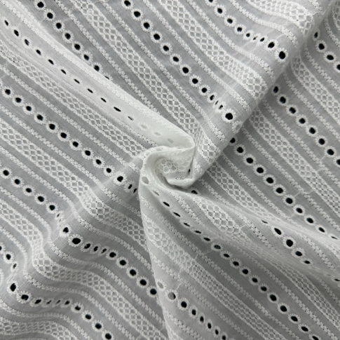 Professional Supplier Comfortable Plain Dyed Cotton Embroidery Material For Daily Garment