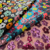 Oem Manufacturer Multicolor Flower Sequin Fabric Online Bridal Dress