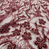 XRD-24178 Tulle with Machine Beads Embroidery Fabric