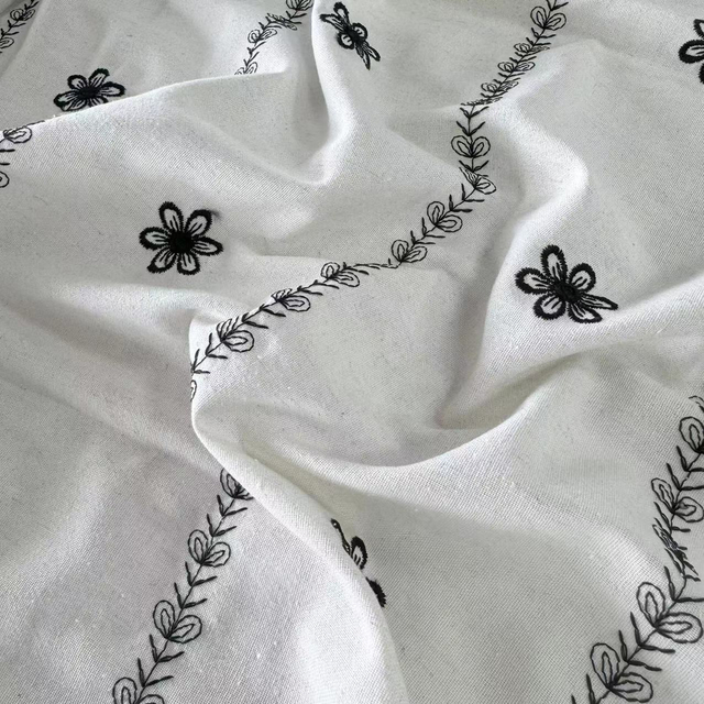 HD-336 Plain Embroidery Fabric Wholesale