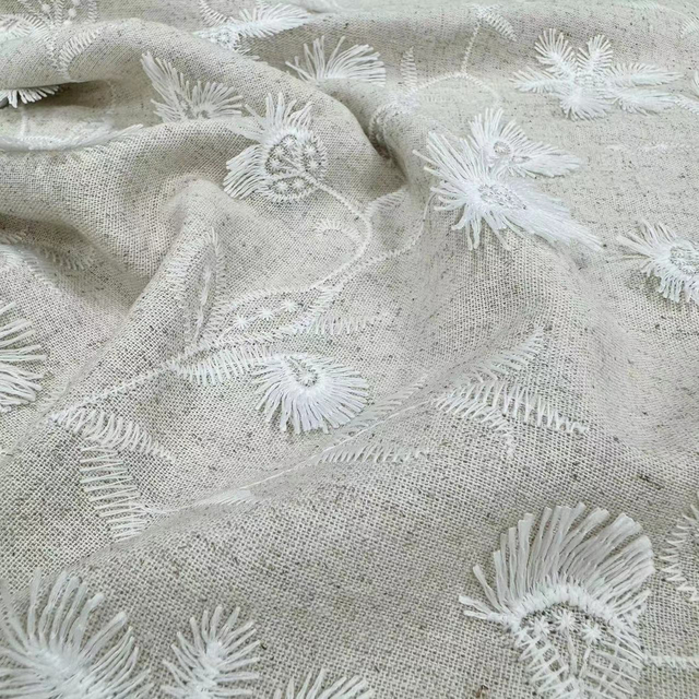HDX-24009 3D Embroidery Fabric Wholesale