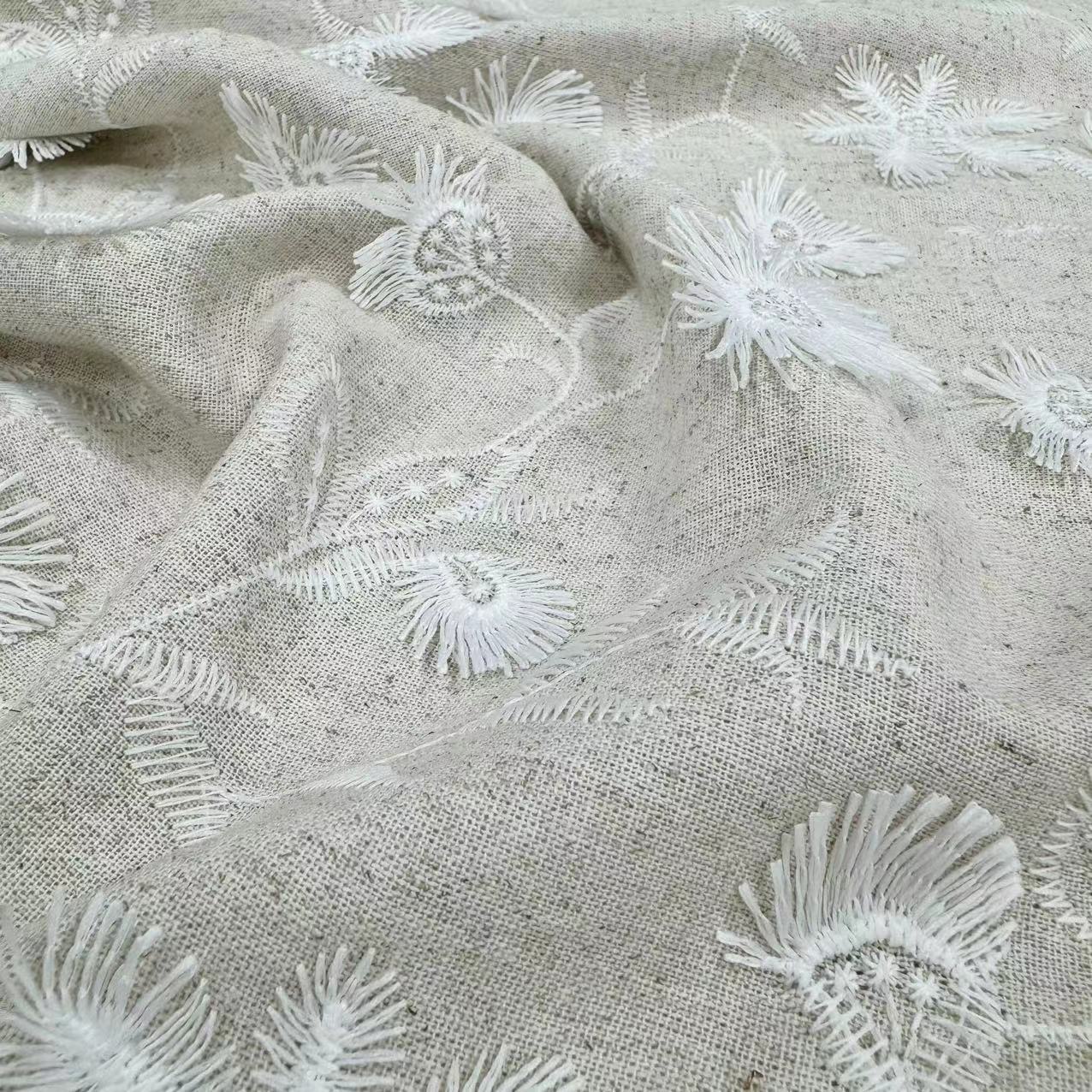 HDX-24009 3D Embroidery Fabric Wholesale