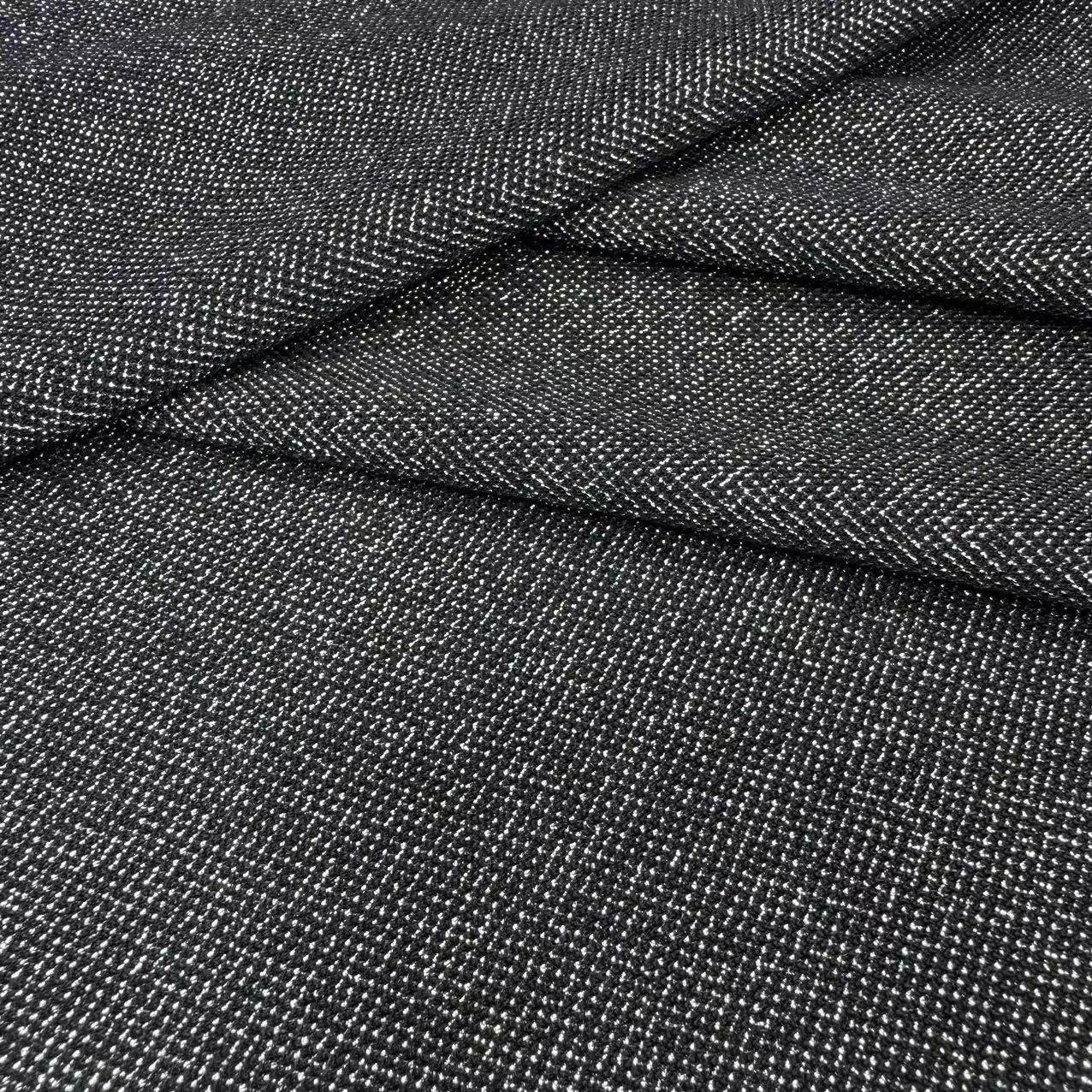 FZ-24015 Jacquard Knitted with Lurex Fabric Wholesale