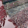 XRD-24100 Tulle with Machine Beads Embroidery Fabric