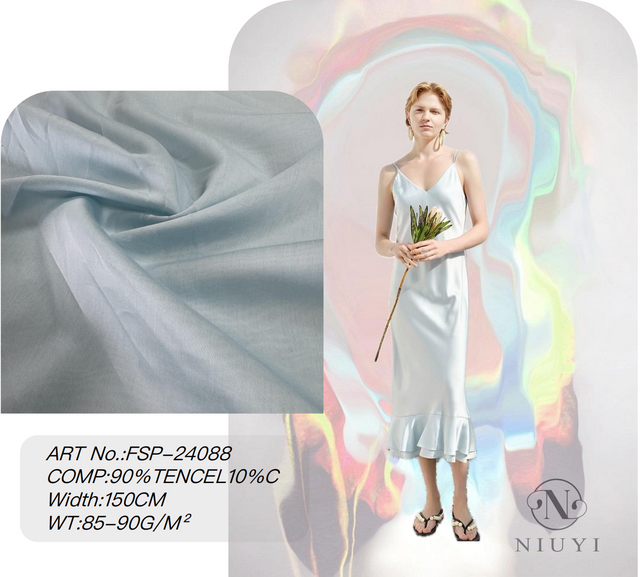FSP-24088 Dyed Tencel/Poly Woven Fabric Wholesale