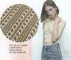 FZ-24098 Big Hole Knitted Lace Fabric Online 
