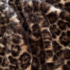 WT-24014 100% Polyester Printed Faux Fur Fabric Leopard Printed Fake Hair Like Rabbit Fur