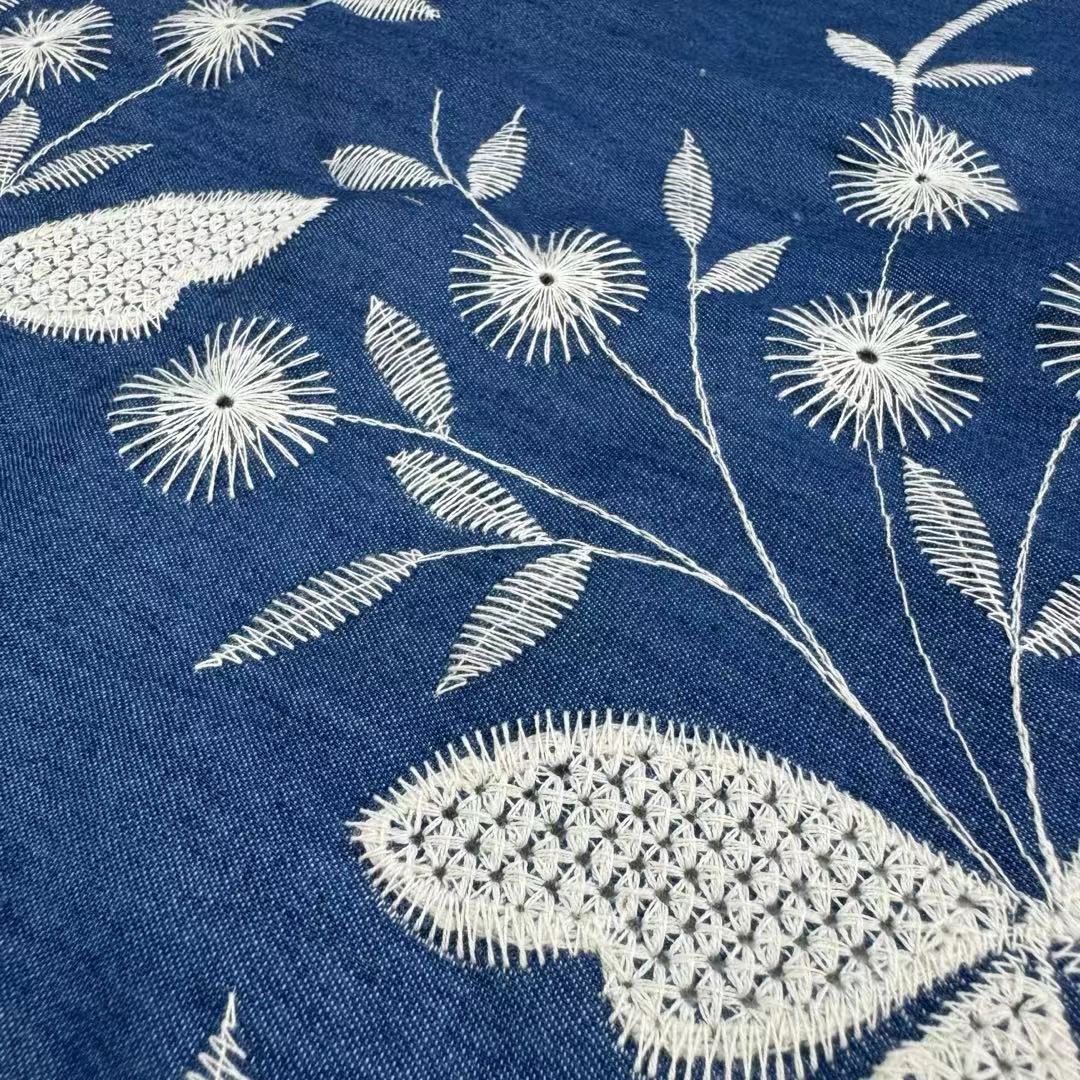 DEN-004 Embroidery Denim Fabric