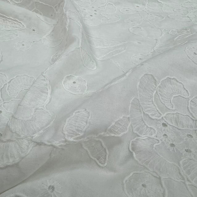 LCD-027 Rope Embroidery Cotton fabric
