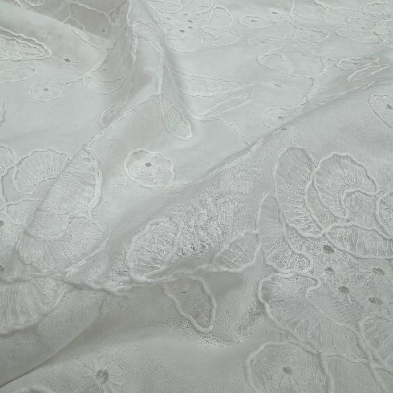 LCD-027 Rope Embroidery Cotton fabric