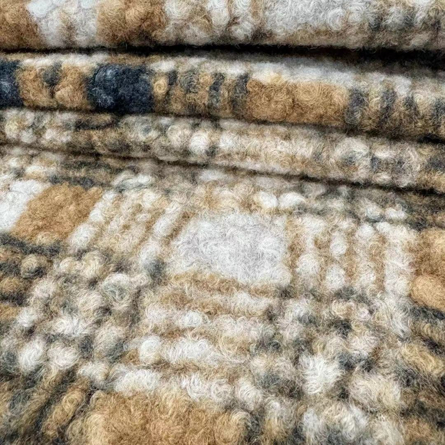 FZ-24056 Printed 100% Poly High Quality Knitted Fleece Fabric