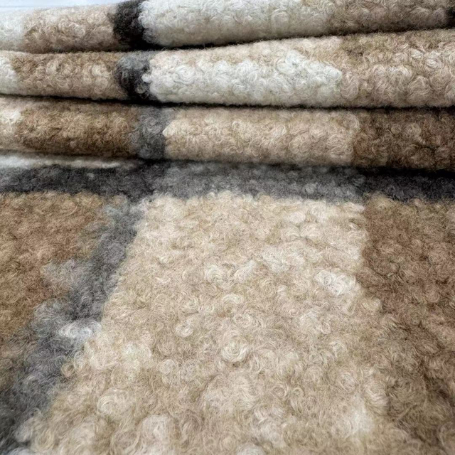 FZ-24066 Printed 100% Poly High Quality Knitted Fleece Fabric