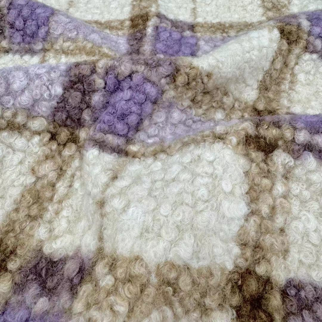 FZ-24055 Printed 100% Poly High Quality Knitted Fleece Fabric