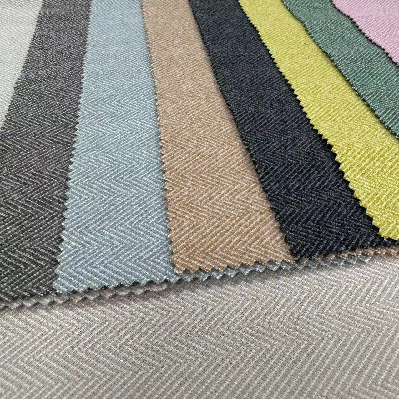 FZ-23105 100%Poly Knitted Jacquard Brushed Fabric Wholesale