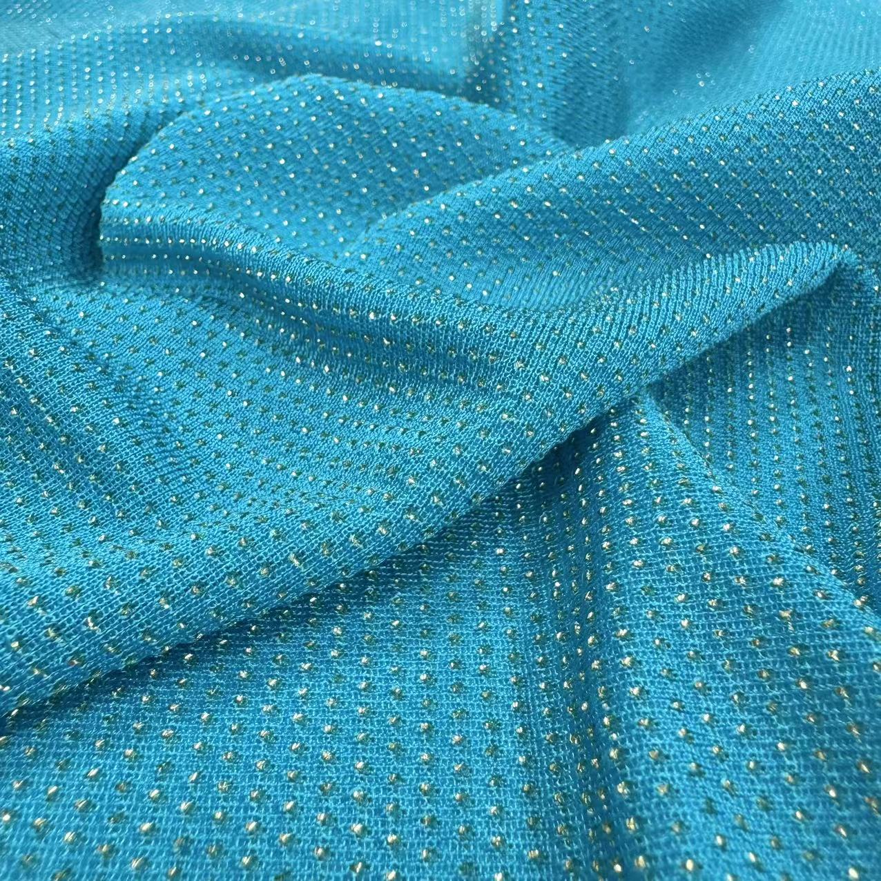 FZ-24018 Jacquard Knitted with Lurex Fabric Wholesale