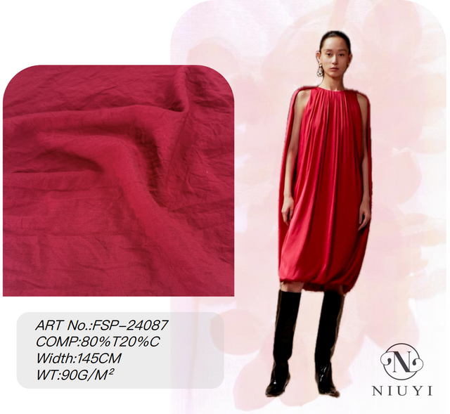 FSP-24087 Dyed Poly/Cotton Woven Fabric Wholesale