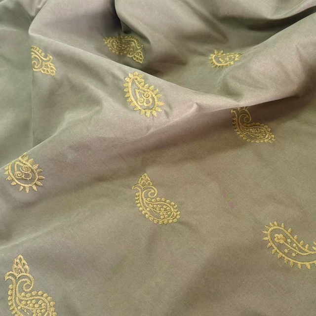 HD-152D Plain Embroidery Jacket Fabric Wholesale