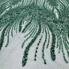 XRD-24179 Tulle with Machine Beads Embroidery Fabric