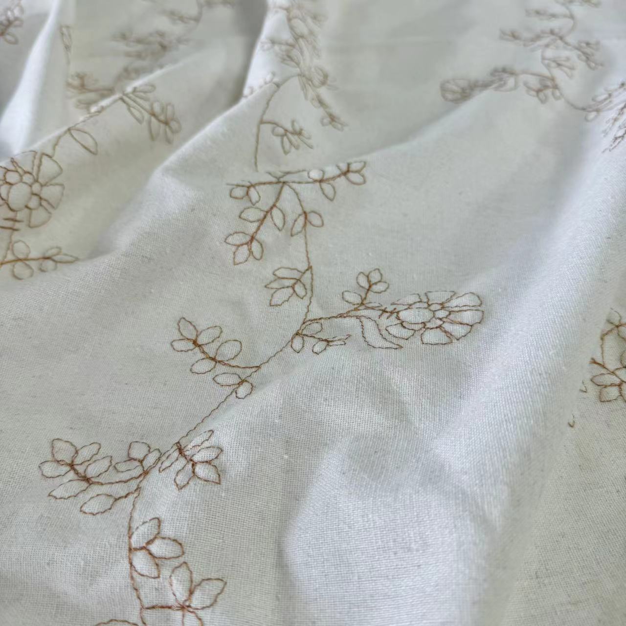 HD-341 Plain Embroidery Fabric Wholesale