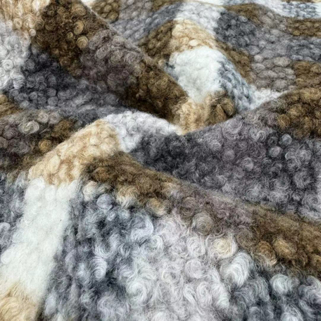 FZ-24065 Printed 100% Poly High Quality Knitted Fleece Fabric