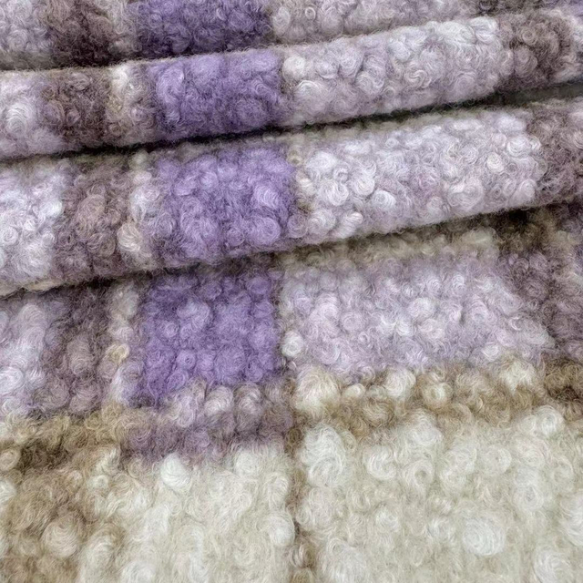 FZ-24055 Printed 100% Poly High Quality Knitted Fleece Fabric